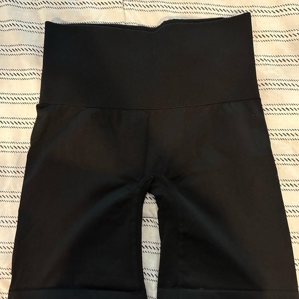 BLANQI Black Athletic Shorts with High Waistband
